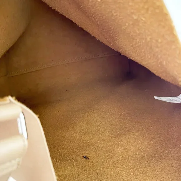 Barneys New York Animal Print Leather Brown Tote Bag w/ Pouch NEW - Picture 10 of 13